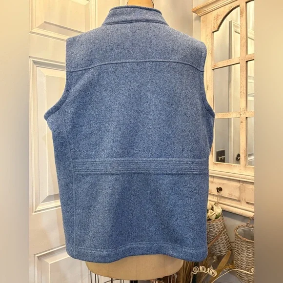 T‎ by Talbots Blue Women's Zip Vest 2XP Chic Layering Piece - Picture 4 of 10